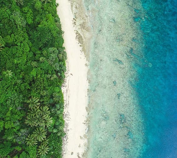 A beach in Ambon